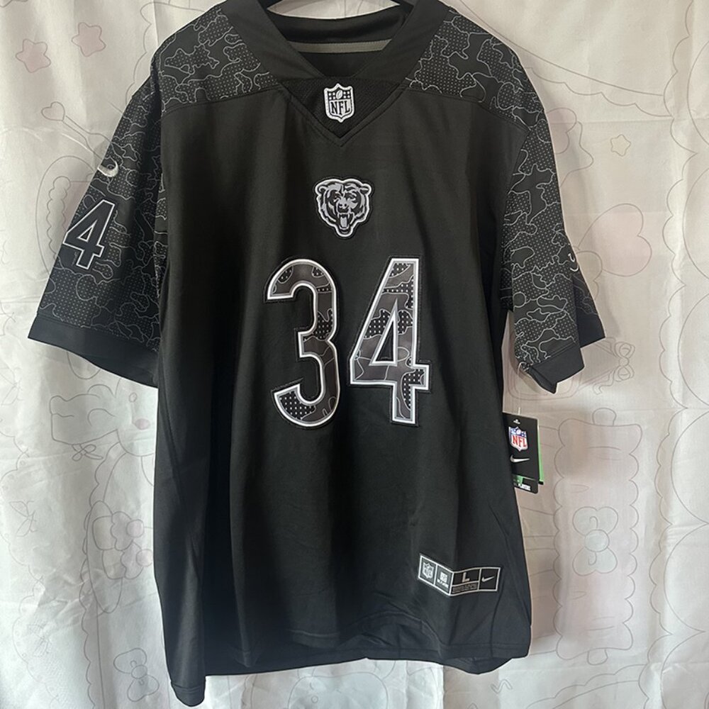 Chicago Bears' New Black NFL Football Jersey